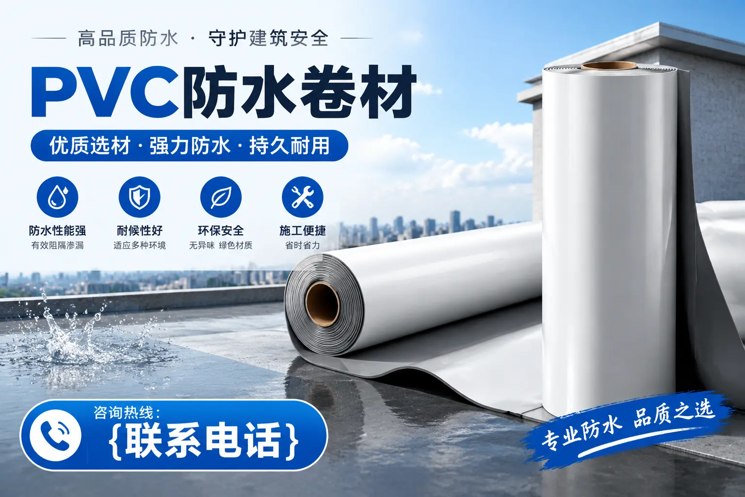 PVC防水卷材的选购技巧与注意事项,助您在文山找到合适产品